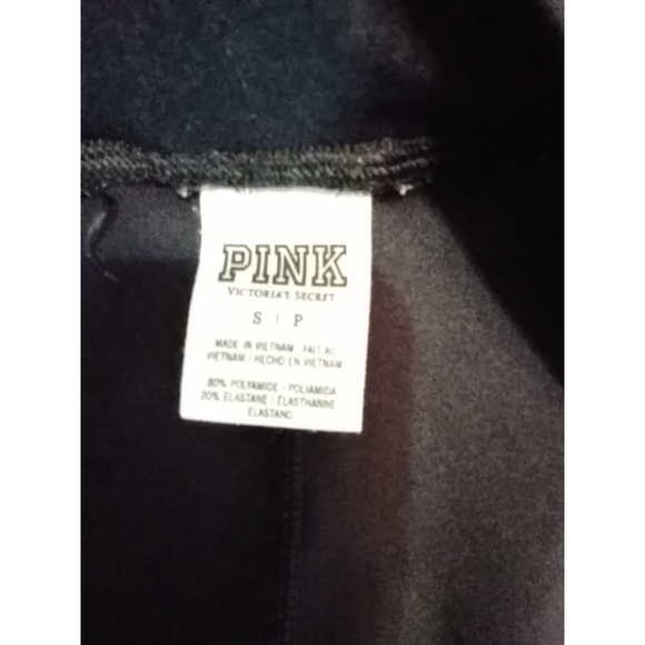 PINK Victoria's Secret Leggings Size S Black - Picture 4 of 6